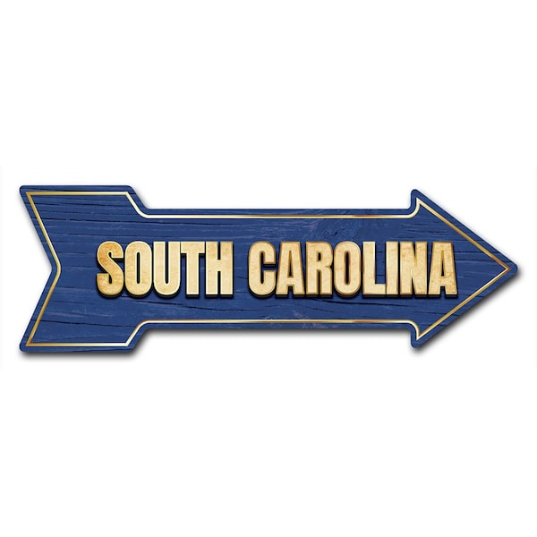 South Carolina Arrow Decal Funny Home Decor 24in Wide